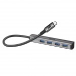 USB HUB ArmorStandart Type-C-USB 4USB Gray (ARM69364) USB HUB ArmorStandart Type-C-USB 4USB Gray (ARM69364)