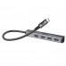 USB HUB ArmorStandart Type-C-USB 4USB Gray (ARM69364)