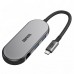 USB HUB ArmorStandart Type-C-HDMI-RJ45-USB-SD 2USB Gray (ARM69365)