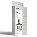 Кабель ArmorStandart Type-C-Type-C PD 100W 5A Aluminum Alloy 1m Black/Gray (ARM69370)