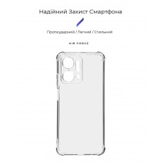 Чехол накладка ArmorStandart TPU Air Force для Huawei Honor X7a Camera cover Transparent (ARM69493)