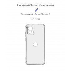 Чехол накладка ArmorStandart TPU Air Force для Motorola Edge 30 Neo Camera cover Transparent (ARM69510)