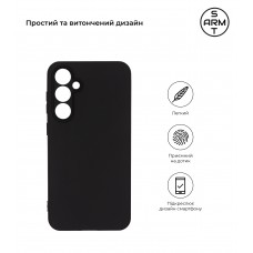 Чехол накладка TPU Armorstandart Matte Slim Fit для Samsung S23 FE 5G (SM-S711) Camera cover Black (ARM69607)