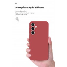 Чехол накладка ArmorStandart TPU ICON для Samsung S23 FE 5G (SM-S711) Camera cover Marsala (ARM69630)
