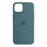 Чехол накладка SK Original TPU Silicone для Apple iPhone 15 Plus Pine Green (ARM69855)