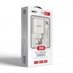 СЗУ ArmorStandart AR012 1USB 24W 5A+ USB-Type-C cable White (ARM69893) СЗУ ArmorStandart AR012 1USB 24W 5A+ USB-Type-C cable White (ARM69893)