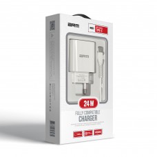 СЗУ ArmorStandart AR012 1USB 24W 5A+ USB-Type-C cable White (ARM69893) СЗУ ArmorStandart AR012 1USB 24W 5A+ USB-Type-C cable White (ARM69893)