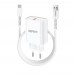 СЗУ ArmorStandart AR012 1USB 24W 5A+ USB-Type-C cable White (ARM69893) СЗУ ArmorStandart AR012 1USB 24W 5A+ USB-Type-C cable White (ARM69893)