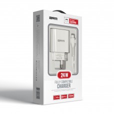 СЗУ ArmorStandart AR012 1USB 24W 5A + USB-Lightning cable White (ARM69894) СЗУ ArmorStandart AR012 1USB 24W 5A + USB-Lightning cable White (ARM69894)