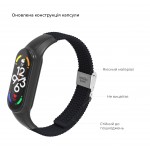 Ремешок Nylon ArmorStandart Braided Solo Loop для Xiaomi Mi Band 7/6/5/4 Black (ARM69902)