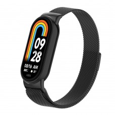 Ремешок Metal ArmorStandart Milanese Magnetic для Xiaomi Mi Band 8 Black (ARM69916)