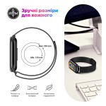 Ремешок Metal ArmorStandart Milanese Magnetic для Xiaomi Mi Band 8 Black (ARM69916)