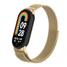 Ремешок Metal ArmorStandart Milanese Magnetic для Xiaomi Mi Band 8 Gold (ARM69919)