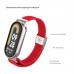 Ремешок Nylon ArmorStandart Braided Solo Loop для Xiaomi Mi Band 8 Red (ARM69927)