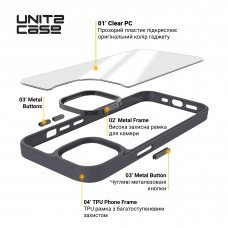 Чехол накладка ArmorStandart PC UNIT2 для Apple iPhone 14 Black (ARM69937)