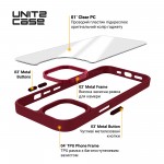 Чехол накладка ArmorStandart PC UNIT2 для Apple iPhone 14 Pro Marsala (ARM69950)