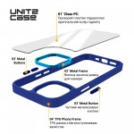 Чехол накладка ArmorStandart PC UNIT2 для Apple iPhone 15 Pro Blue (ARM69981)
