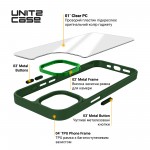 Чехол накладка ArmorStandart PC UNIT2 для Apple iPhone 15 Pro Max Green (ARM69989)