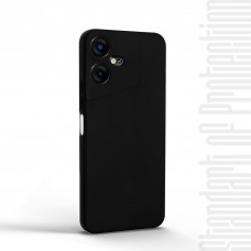 Чехол накладка TPU Armorstandart Matte Slim Fit для Tecno POVA NEO 3 (LH6n) Camera cover Black (ARM70386)