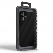 Чехол накладка TPU Armorstandart Matte Slim Fit для Tecno POVA NEO 3 (LH6n) Camera cover Black (ARM70386)