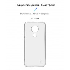 Чехол накладка ArmorStandart TPU Air Series для Nokia C21 Transparent (ARM70427)