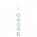 Сетевой фильтр ArmorStandart A-PS44 4 розеток 4USB 17W 10A 2.5KW 2m White (ARM70436) Сетевой фильтр ArmorStandart A-PS44 4 розеток 4USB 17W 10A 2.5KW 2m White (ARM70436)