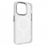 Чехол накладка Armorstandart TPU Unit MagSafe для Apple iPhone 14 Pro Matte Clear Silver (ARM70437)