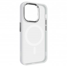 Чехол накладка Armorstandart TPU Unit MagSafe для Apple iPhone 14 Pro Matte Clear Silver (ARM70437)