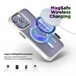 Чехол накладка Armorstandart TPU Unit MagSafe для Apple iPhone 12/12 Pro Matte Clear Silver (ARM70444)