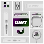 Чехол накладка Armorstandart TPU Unit MagSafe для Apple iPhone 12/12 Pro Matte Clear Silver (ARM70444)