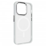 Чехол накладка Armorstandart TPU Unit MagSafe для Apple iPhone 13 Pro Matte Clear Silver (ARM70463)