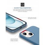 Чехол накладка ArmorStandart TPU ICON2 для Apple iPhone 15 Plus Winter Blue (ARM70515)