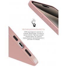 Чехол накладка ArmorStandart TPU ICON2 для Apple iPhone 15 Pro Light Pink (ARM70525)