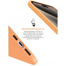 Чехол накладка ArmorStandart TPU ICON2 для Apple iPhone 15 Pro Max Orange Sorbet (ARM70534)