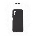 Чехол накладка ArmorStandart TPU ICON для Samsung A03s Camera cover Black (ARM70613)