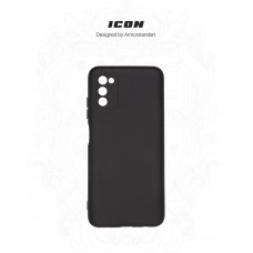 Чехол накладка ArmorStandart TPU ICON для Samsung A03s Camera cover Black (ARM70613)