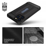 Чехол накладка Armorstandart TPU Panzer для Samsung A54 5G (A546) Black (ARM70781)