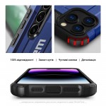 Чехол накладка Armorstandart TPU Panzer для Samsung A24 4G (A245) Dark Blue (ARM70801)