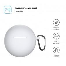 Чехол ArmorStandart TPU Silicone для кейса наушников OPPO Enco Buds 2 White (ARM71110)