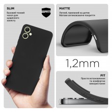 Чехол накладка TPU Armorstandart Matte Slim Fit для Samsung A05 (A055) Camera cover Black (ARM71805) Чехол накладка TPU Armorstandart Matte Slim Fit для Samsung A05 (A055) Camera cover Black (ARM71805)