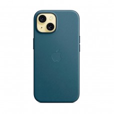 Чехол накладка SK PU MagSafe Original для Apple iPhone 15 (OEM) - Pacific Blue (ARM71974)