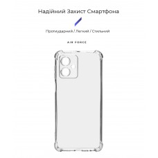 Чехол накладка ArmorStandart TPU Air Force для Motorola G54 Power Camera cover Transparent (ARM72375)
