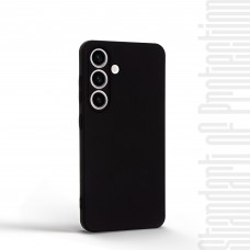 Чехол накладка TPU Armorstandart Matte Slim Fit для Samsung S24 Camera cover Black (ARM72474)