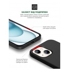 Чехол накладка ArmorStandart TPU ICON2 MagSafe для Apple iPhone 15 Plus Black (ARM72735)