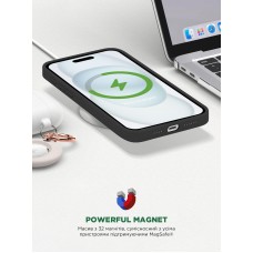 Чехол накладка ArmorStandart TPU ICON2 MagSafe для Apple iPhone 15 Plus Black (ARM72735)