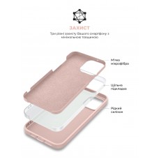 Чехол накладка ArmorStandart TPU ICON2 MagSafe для Apple iPhone 15 Plus Light Pink (ARM72739)