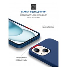 Чехол накладка ArmorStandart TPU ICON2 MagSafe для Apple iPhone 15 Plus Storm Blue (ARM72741)