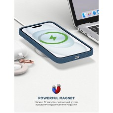 Чехол накладка ArmorStandart TPU ICON2 MagSafe для Apple iPhone 15 Plus Storm Blue (ARM72741)