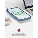 Чехол накладка ArmorStandart TPU ICON2 MagSafe для Apple iPhone 15 Plus Winter Blue (ARM72742)