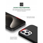 Чехол накладка ArmorStandart TPU ICON2 MagSafe для Apple iPhone 15 Pro Black (ARM72743)